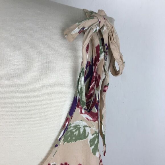 Faithful the Brand Floral Tie Strap Mini Dress Med - Picture 8 of 8